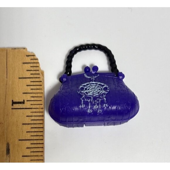 Monster High Purse Purple Twyla Boogeyman Signature 13 Wishes Spider Web - Picture 4 of 4